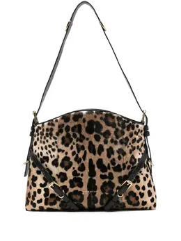Givenchy medium Voyou leopard-print shoulder bag 29782438