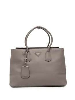 Prada 2000-2025 Saffiano Cuir Turnlock Twin satchel 32153748