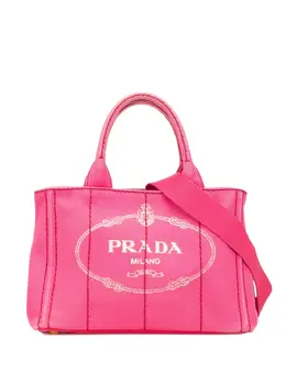 Prada 2013-2025 Small Canvas Canapa Logo satchel 32165757