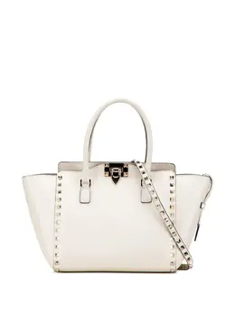 Valentino Garavani 2000-2017 Mini Leather Rockstud Double Handle Tote satchel 32155678