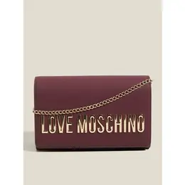 Сумка клатч Love Moschino, фактура зернистая, винный 4669260074