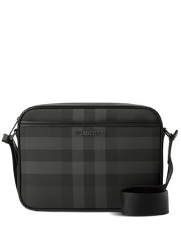 Burberry клетчатая сумка-мессенджер с логотипом, черный 8068588 | черный