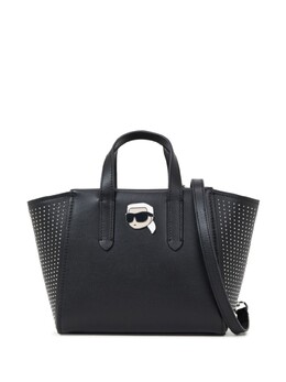Karl Lagerfeld каркасная сумка Ikonik с заклепками, черный 246w3030999 | черный