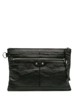 Balenciaga 2017 Lambskin Motocross Classic Clip M clutch bag 32152360
