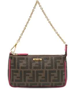 Fendi 2010-2025 Zucca Spalmati Chain Pochette shoulder bag 32166643