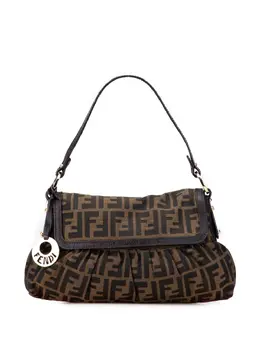 Fendi 2000-2010 Small Zucca Canvas Chef Flap shoulder bag 32166118