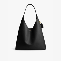 Кожаная сумка через плечо с логотипом Brooklyn Coach, черный r04337407 | black