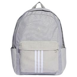 Рюкзак из переработанного полиэстера унисекс светло-серый белый Adidas jf0800 | light gray white