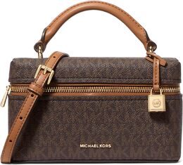 Сумка Michael Kors Jana Extra Small Top Handle Xbody, цвет Brown/Acorn 10030977 | brown/acorn