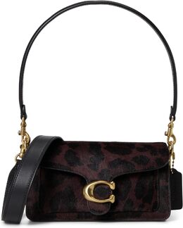Сумка через плечо Coach Tabby Shoulder Bag 20 In Haircalf With Leopard Print, цвет Dark Leopard 10037803 | dark leopard