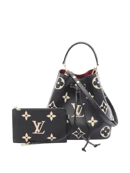Louis Vuitton 2021-2025 Monogram Giant Bicolor Empreinte Neonoe MM bucket bag 32164657