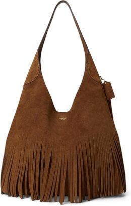Сумка через плечо Coach Brooklyn Shoulder Bag 39 With Fringe, цвет Warm Brown 10037799 | warm brown