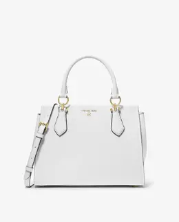 Кожаная сумка Marilyn, трансформируемая в сумку через плечо Michael Kors, белый 196163693248 | blanco