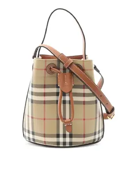 Burberry 2020s check bucket bag 32125467