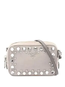 Prada 2000s saffiano shoulder bag 32162558