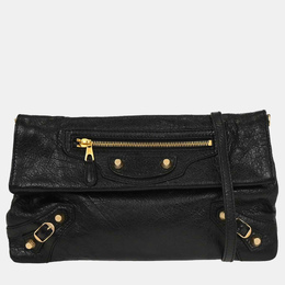 Balenciaga Black Giant Envelope Clutch Bag 1217040