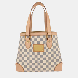 Louis Vuitton Damier Azur Hampstead PM Tote Handbag 1217059