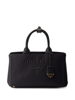 Большая холщовая сумка Prada, черный 1bg554v8om2cya | черный