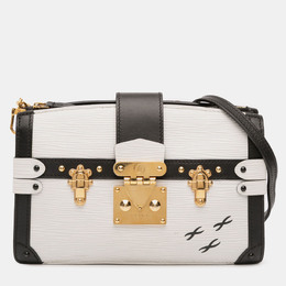Louis Vuitton Black/White Epi Trunk Clutch 1215958