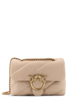 Pinko-Love Puff Mini Matelassé Leather Shoulder Bag-Donna 52621507789140