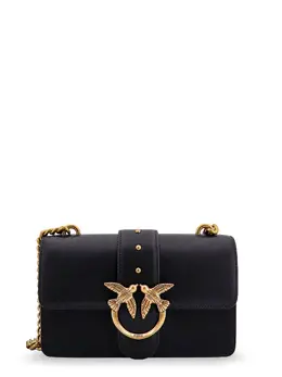 Pinko-Love One Mini Leather Shoulder Bag-Donna 52621510377812