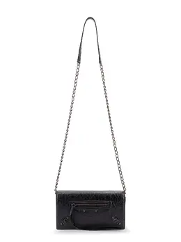 Balenciaga-Le City Wallet Leather Shoulder Bag-Donna 52621525025108