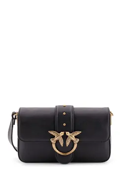 Pinko-Love One Mini Leather Shoulder Bag-Donna 52621526204756