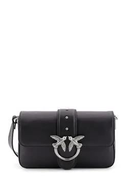 Pinko-Love One Mini Leather Shoulder Bag-Donna 52621532168532