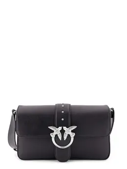 Pinko-Love One Classic Leather Shoulder Bag-Donna 52621546291540