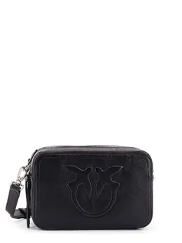 Pinko-Carrie Leather Shoulder Bag-Donna 52621549175124