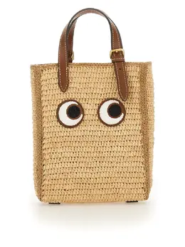Anya Hindmarch-"Eyes" Tote Bag-Donna 52624973136212