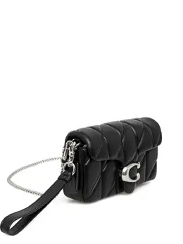 Стеганая цепная сумка Coach, черный 26929716 | черный