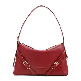 Givenchy-Dark Red Calf Leather Mini Shoulder Bag-Donna 52632962236756