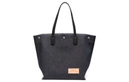 Сумка-шоппер из денима с кожаными деталями, темно-синяя Longchamp 10090hdoh06 | dark blue