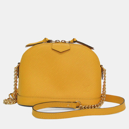 Louis Vuitton Epi Alma mini Shoulder Bag Citron Yellow 1218231