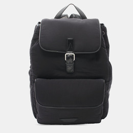 Bottega Veneta Intrecciato Trimmed Black Nylon Crossroad Backpack 1218326