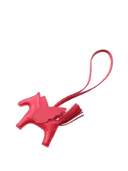 Hermes 2024 Milo Lambskin and Swift GriGri Rodeo Pegase Bag Charm PM key chain 32183189