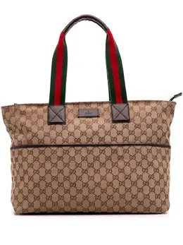 Gucci 2016-2025 GG Canvas Web tote bag 32183905