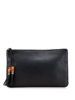 Gucci 2000-2015 Calfskin Bamboo Tassel clutch bag 32184773