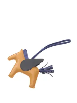 Hermes 2023 Milo Lambskin Grigri Rodeo Pegase Bag Charm PM key chain 32191967