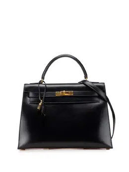 Hermes 1995 Box Calf Kelly Sellier 32 satchel 32184771