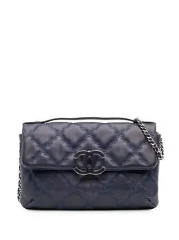 Chanel 2012-2013 Mini Double Stitch Hamptons Flap satchel 32093907