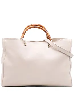 Gucci 2016-2025 Large Calfskin Bamboo Shopper satchel 32184513