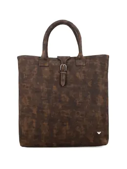 Emporio Armani New York dappled leather tote bag 32082295