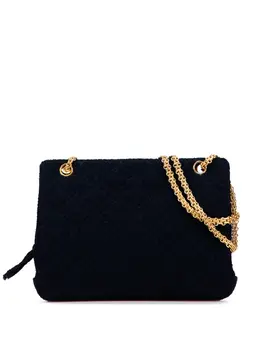 Chanel 1994-1996 Quilted Terry Cloth Frame Bag shoulder bag 32188967