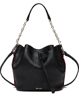 Bally grained-leather bucket bag 32118341