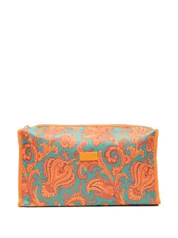 Etro paisley-pattern trapeze makeup bag 32106352
