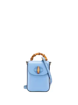 Gucci 2016-2025 Mini Calfskin Bamboo Top Handle Bag satchel 32141075