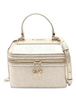Bvlgari 2010s python effect leather tote bag 32163024