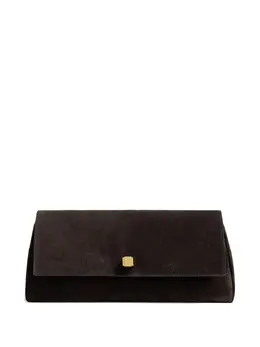 Khaite Audrey suede clutch bag 32170752